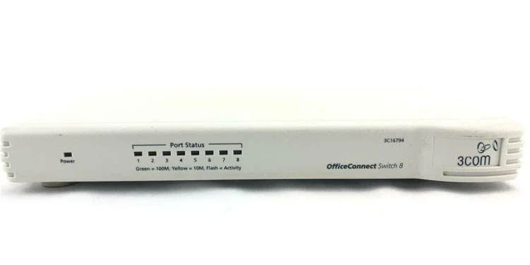 3COM 3C16941A SWITCH 8PORT 100MBPS 100BASE-TX 3COM 3C16941A SWITCH 8PORT 100MBPS 100BASE-TX