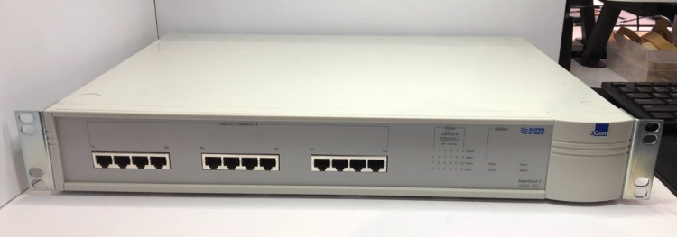 3COM 3C16942A SUPERSTACK II SWITCH 3000 TX 10-100 12PORT 3COM 3C16942A SUPERSTACK II SWITCH 3000 TX 10-100 12PORT