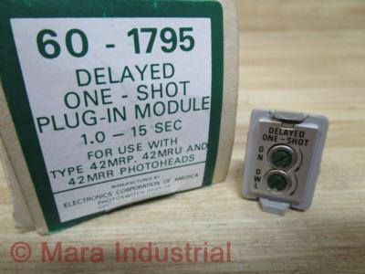 ALLEN BRADLEY 60-1795 MODULE DELAYED ONE SHOT 15 SEC GREEN LINE ALLEN BRADLEY 60-1795 MODULE DELAYED ONE SHOT 15 SEC GREEN LINE