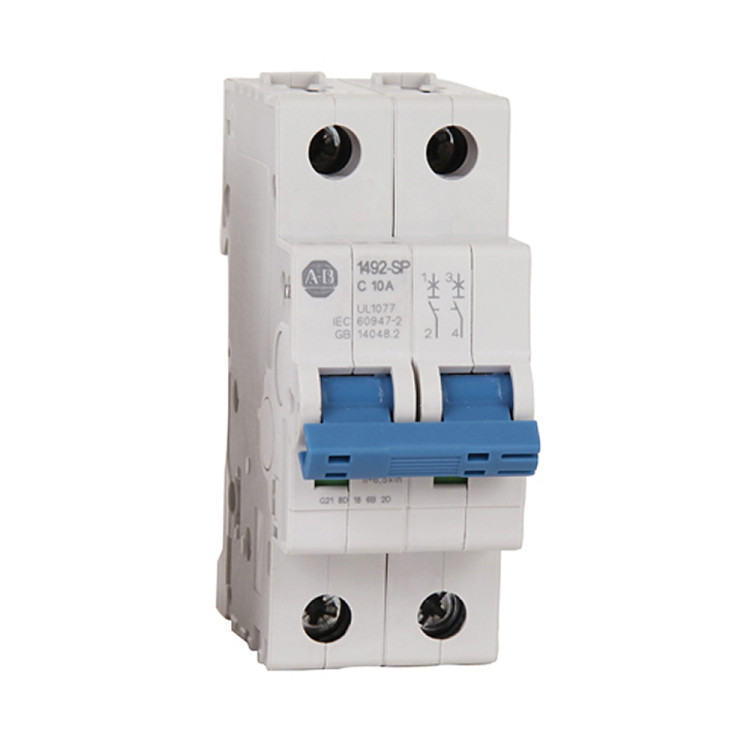 ALLEN BRADLEY 1492-SP2B010 1492 SUPPLEMENTARY PROTECTORS, 2 POLES, MAGNETIC TRIP RANGE 3..5 X RATED CURRENT (RESISTIVE OR SLIGHTLY INDUCTIVE LOADS), 1.0 A ALLEN BRADLEY 1492-SP2B010 1492 SUPPLEMENTARY PROTECTORS, 2 POLES, MAGNETIC TRIP RANGE 3..5 X RATED CURRENT (RESISTIVE OR SLIGHTLY INDUCTIVE LOADS), 1.0 A