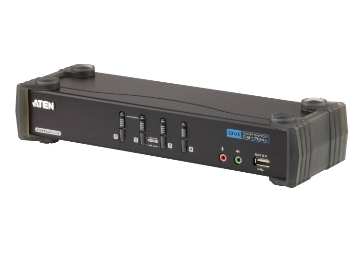 KVM-коммутатор CUBIQ 4-PORT USB DVI