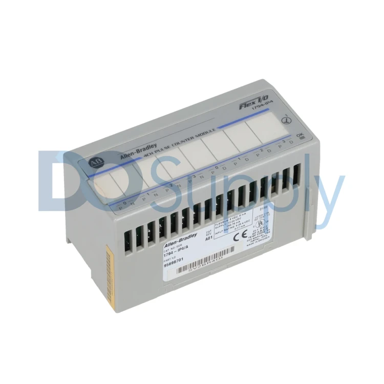 ALLEN BRADLEY 1794-IP4 FLEX I/O 4-CHANNEL 12/24V PULSE COUNTER INPUT MODULE