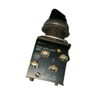 ALLEN BRADLEY 800H-HK2B SELECTOR SWITCH 2POSITION 600VAC 10AMP MAX 1NO/1NC