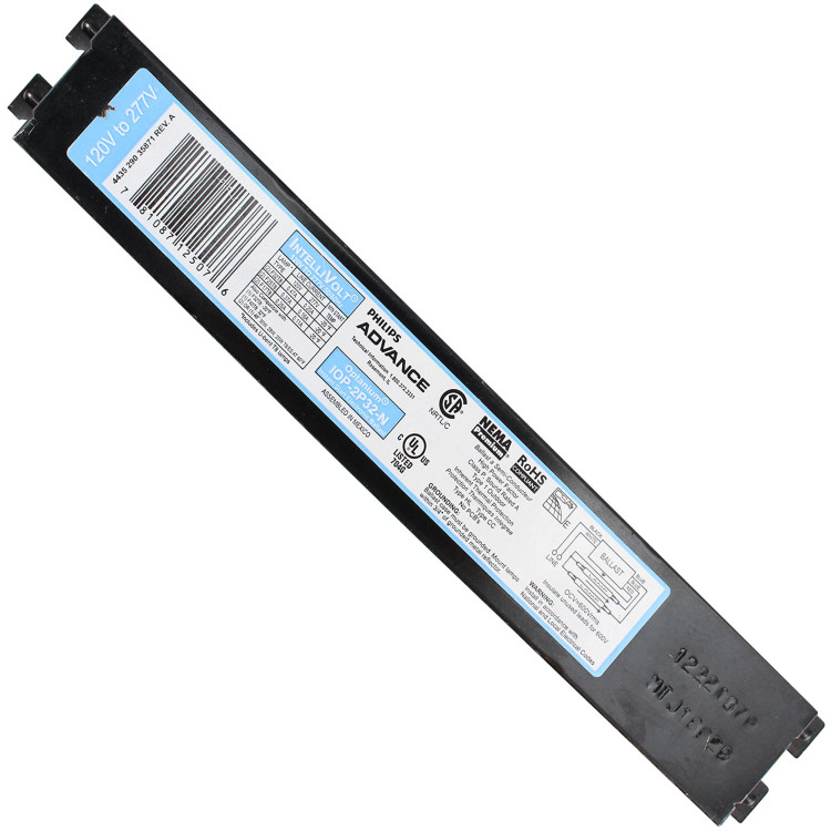 ADVANCE BALLAST IOP2P32LWSC35I (MIN ORD MAY BE REQ) ELE BALLAST (2) F32T8 120-277V