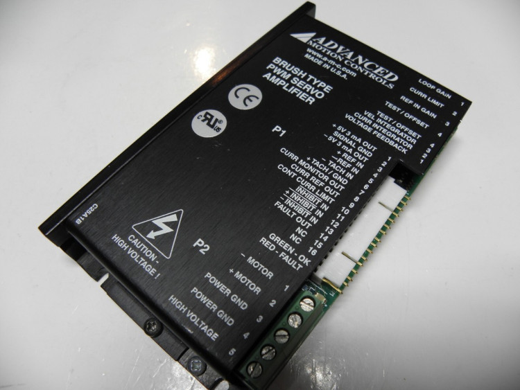 ADVANCED MOTION CONTROLS 12A8M SERVO AMPLFR