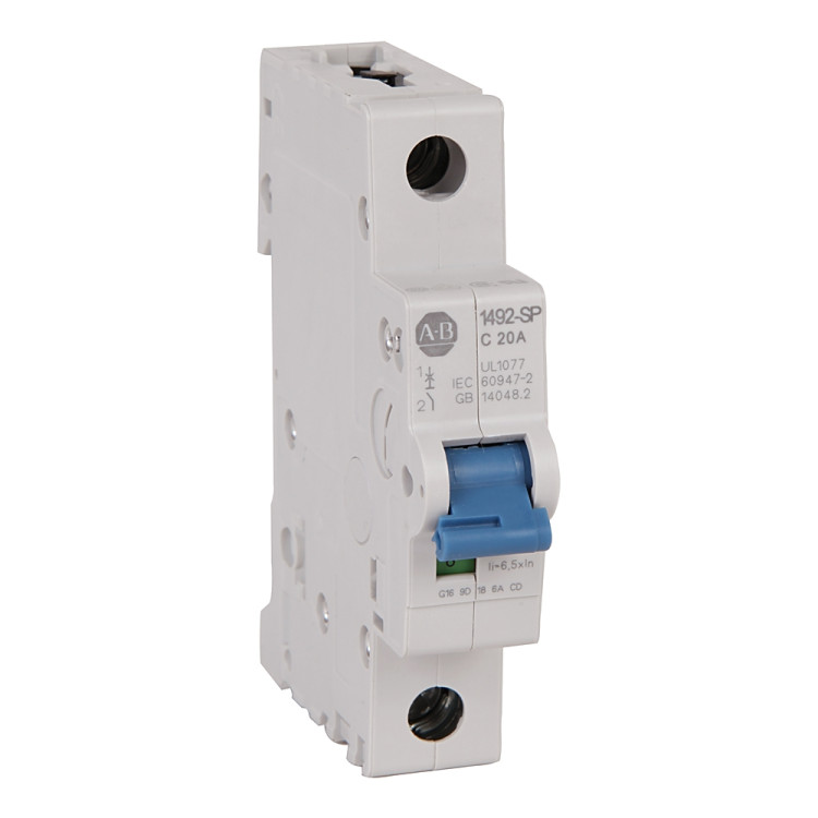 ALLEN BRADLEY 1492-SP1D020 1492 SUPPLEMENTARY PROTECTORS, 1 POLE, MAGNETIC TRIP RANGE 10..20 X RATED CURRENT (HIGHLY INDUCTIVE LOADS), 2.0 A ALLEN BRADLEY 1492-SP1D020 1492 SUPPLEMENTARY PROTECTORS, 1 POLE, MAGNETIC TRIP RANGE 10..20 X RATED CURRENT (HIGHLY INDUCTIVE LOADS), 2.0 A
