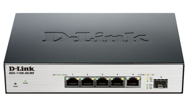 Коммутатор D-Link DGS-1100-06-ME Коммутатор D-Link DGS-1100-06-ME