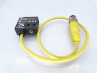 ALLEN BRADLEY 42SML-7110-QD PHOTOELECTRIC SENSORS, MINIATURE RECTANGULAR, TRANSMITTED BEAM, LIGHT SOURCE, SENSING RANGE 7.6 M, 11 - 28 VDC, PNP, QD 4 PIN MICRO
