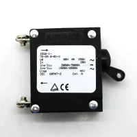 AIRPAX IEG617220001V CIRCUIT BREAKER, HYD-MAG, 1P, 240V, 20A; INPUT VOLTAGE VAC:240V; NO. OF POLES:1; CURRENT RATING:20A; INTERRUPTING CAPACITY:7.5KA; DIELECTRIC STRENGTH: