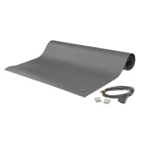 3M 8870 STATIC DISSIPATIVE 2-LAYER FLOOR MAT, 6FT; MAT TYPE:FLOOR; MAT COLOR:GREY; MAT MATERIAL:RUBBER; GROUND TERMINALS:SNAP; LENGTH:6FT; EXTERNAL WIDTH:4FT;