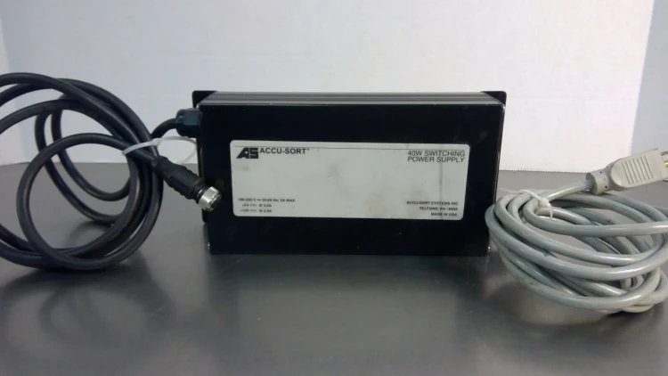 ACCU SORT 105365001 T&L ACCESSORY, 40 WATT24V POWER SUPPLY (DOMESTIC)
