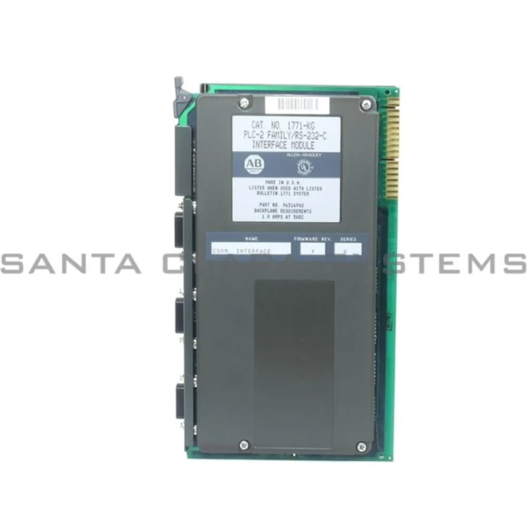 ALLEN BRADLEY 1771-KG DATA HIGHWAY PLC-2 FAMILY RS-232 INTERFACE MODULE