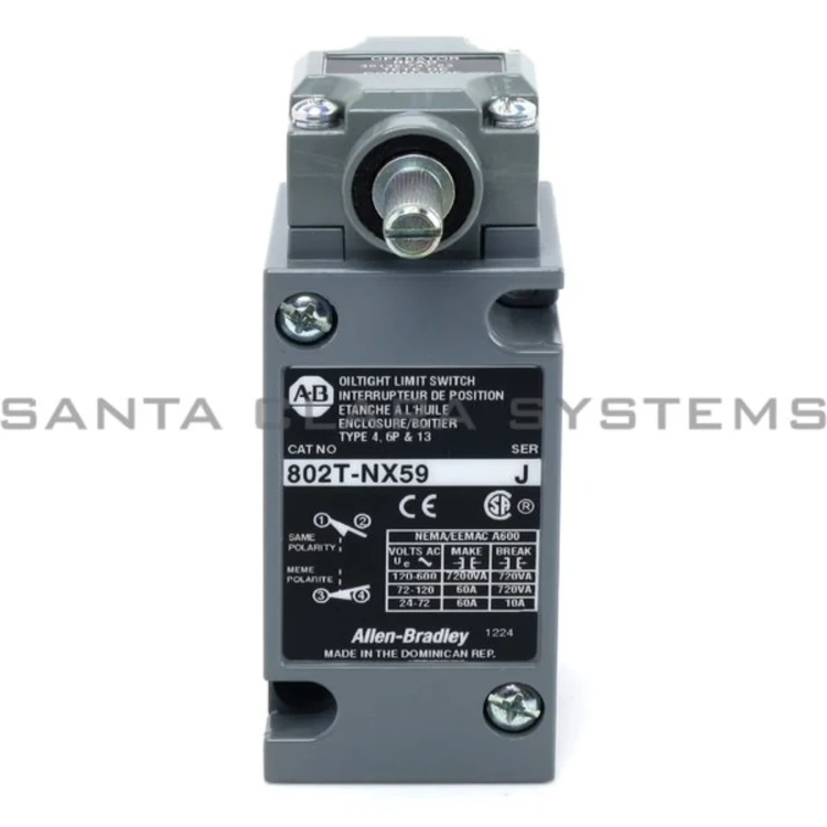ALLEN BRADLEY 802T-NX59 802T-AP LIMIT SWITCH WITH GOLD CONTACTS