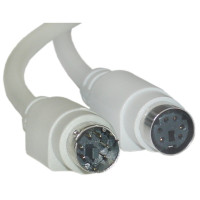 CABLE STRAIGHT 100CM MINI DIN6 PC PS2 FOR 1045