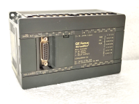 FANUC IC200UDR005 VERSAMAX MICRO 28-POINT CONTROLLER, 28 POINT PLC,(16) 24VDC IN, (11) RELAY OUT, (1) 24VDC OUT, 120V/240AC POWER SUPPLY. BATTERY (IC200ACC403) IS REQUIRED FOR DATA RETENTION. B ATTERY NOT INCLUDED.