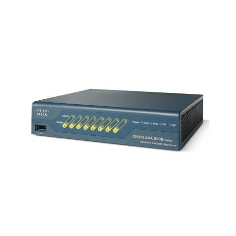 ASA 5505 Appliance with SW, 50 Users, 8 ports, 3DES/AES ASA 5505 Appliance with SW, 50 Users, 8 ports, 3DES/AES