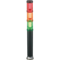 ALLEN BRADLEY 855D-T10SC20B10Y3Y5Y4 STACK LIGHT GREEN/AMBER/RED 120VAC