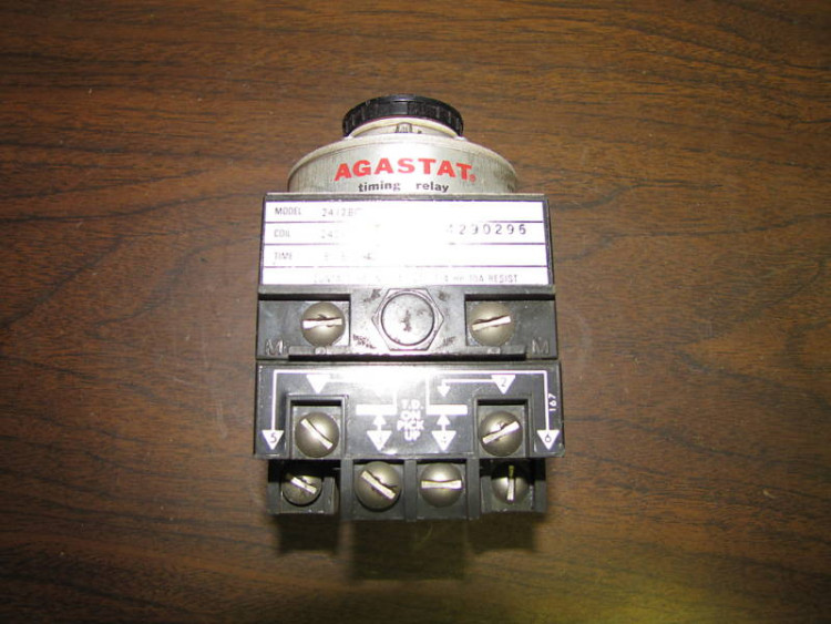 AGASTAT 2412CB TIMING RELAY 240V 15AMP 0.2-5SECOND