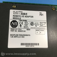 ALLEN BRADLEY 1771-ASB/E ADAPTER MODULE 1.2AMP 5VDC REMOTE I/O