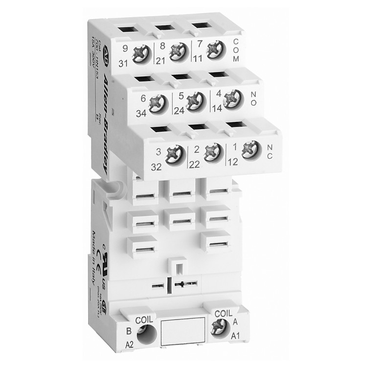 ALLEN BRADLEY 700-HN153 SCREW TERMINAL SOCKET, 11-BLADE, GUARDED TERMINAL, PANEL OR DIN RAIL MOUNTING, FOR USE WITH PLUG IN MODULES ALLEN BRADLEY 700-HN153 SCREW TERMINAL SOCKET, 11-BLADE, GUARDED TERMINAL, PANEL OR DIN RAIL MOUNTING, FOR USE WITH PLUG IN MODULES