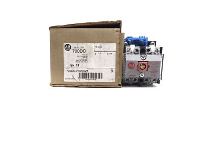ALLEN BRADLEY 700DC-PK200Z1 700-P NEMA CONTROL RELAY, 2 N.O. CONTACTS, 20 AMP AC CONTACT RATING, 115-125V DC