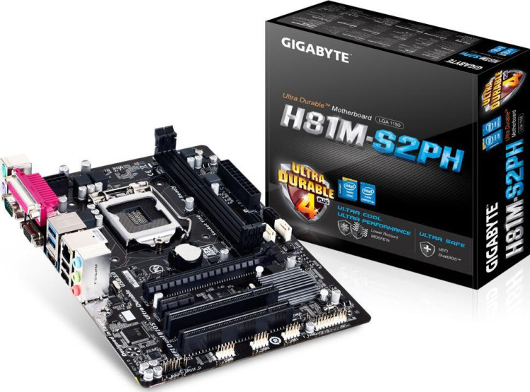 MB Gigabyte GA-H81M-S2PH, H81, Socket 1150, DDR3, mATX MB Gigabyte GA-H81M-S2PH, H81, Socket 1150, DDR3, mATX