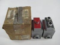 ALLEN BRADLEY 800H-2HHX7 PUSHBUTTON STATION COMPLETE ASSEMBLED 30.5MM