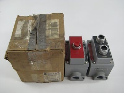 ALLEN BRADLEY 800H-2HHX7 PUSHBUTTON STATION COMPLETE ASSEMBLED 30.5MM ALLEN BRADLEY 800H-2HHX7 PUSHBUTTON STATION COMPLETE ASSEMBLED 30.5MM