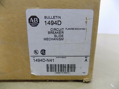 ALLEN BRADLEY 1494D-N41 SLIDE MECHANISM 800AMP FOR CIRCUIT BREAKER