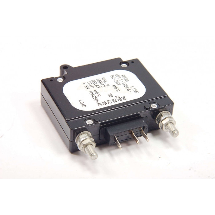 AIRPAX UPL1-1REC4-66-203 CIRCUIT BREAKER 20AMP 250V 1POLE 50/60HZ AIRPAX UPL1-1REC4-66-203 CIRCUIT BREAKER 20AMP 250V 1POLE 50/60HZ