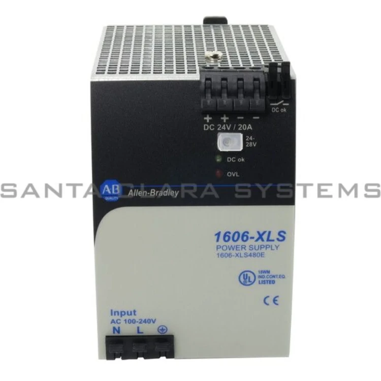 ALLEN BRADLEY 1606-XLS480E 1606-XLS480E:PERFORMANCE POWER SUPPLY, 24-48V DC, 480 W, 120/240V AC / 110-300V DC INPUT VOLTAGE ALLEN BRADLEY 1606-XLS480E 1606-XLS480E:PERFORMANCE POWER SUPPLY, 24-48V DC, 480 W, 120/240V AC / 110-300V DC INPUT VOLTAGE