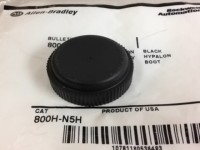 ALLEN BRADLEY 800H-N5H HYPALON PROT. BOOT FOR NON-ILLUM. PUSH BUTTONS, BLACK