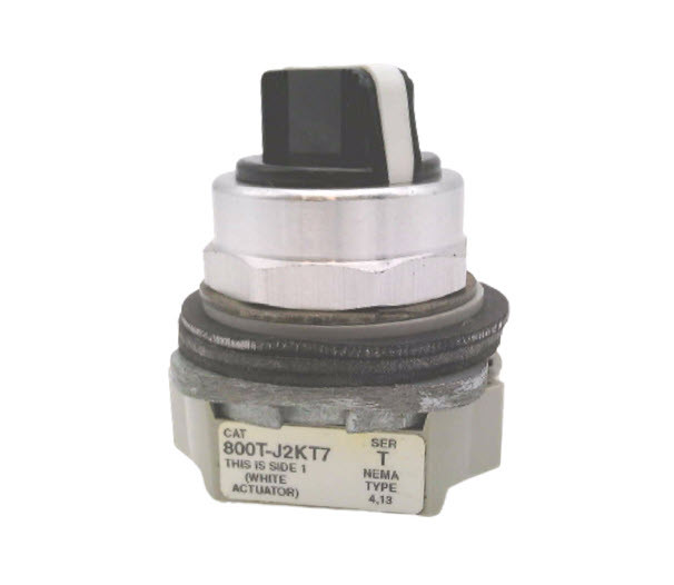 ALLEN BRADLEY 800T-J2KT1B SWITCH,SELECTOR600V AC MAX 10 AMP MAX ALLEN BRADLEY 800T-J2KT1B SWITCH,SELECTOR600V AC MAX 10 AMP MAX