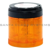 ALLEN BRADLEY 855T-B10GL5 CONTROL TOWER STACK LIGHT, BLACK HOUSING, 120V AC FULL VOLTAGE, AMBER FLASHING LED (SOCKET MOUNT)