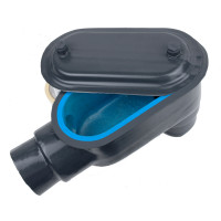 CONDULET 1/2IN LB PVC COATED