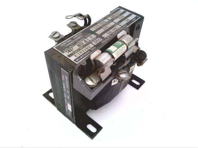 ALLEN BRADLEY 1497-N27 CONTROL TRANSFORMER .050KVA 480VAC 50/60HZ ALLEN BRADLEY 1497-N27 CONTROL TRANSFORMER .050KVA 480VAC 50/60HZ