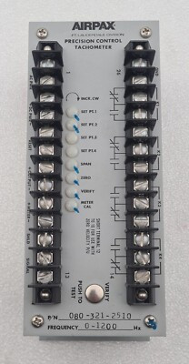 AIRPAX 802513112 TACHOMETER AIRPAX 802513112 TACHOMETER