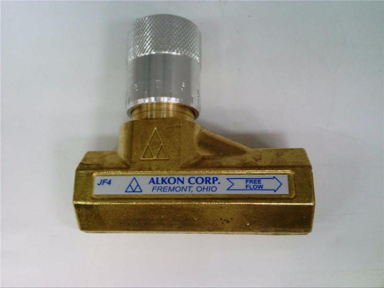 ALKON JF4 FLOW CONTROL VALVE FREE FLOW BRASS 1/2IN THREAD ALKON JF4 FLOW CONTROL VALVE FREE FLOW BRASS 1/2IN THREAD