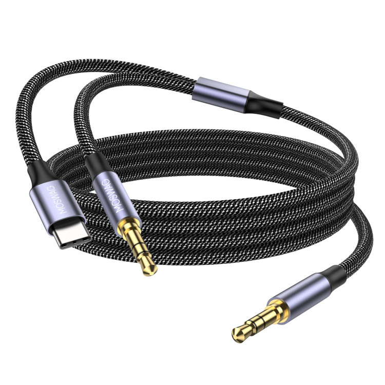 Moshi Кабель аудио AUX 3.5-3.5, 1,8м, Black