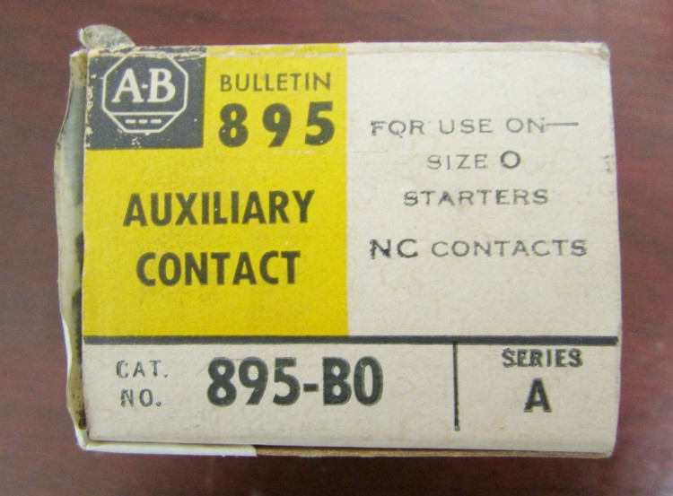 ALLEN BRADLEY 895-B2 1 N.C CONTACT ALLEN BRADLEY 895-B2 1 N.C CONTACT