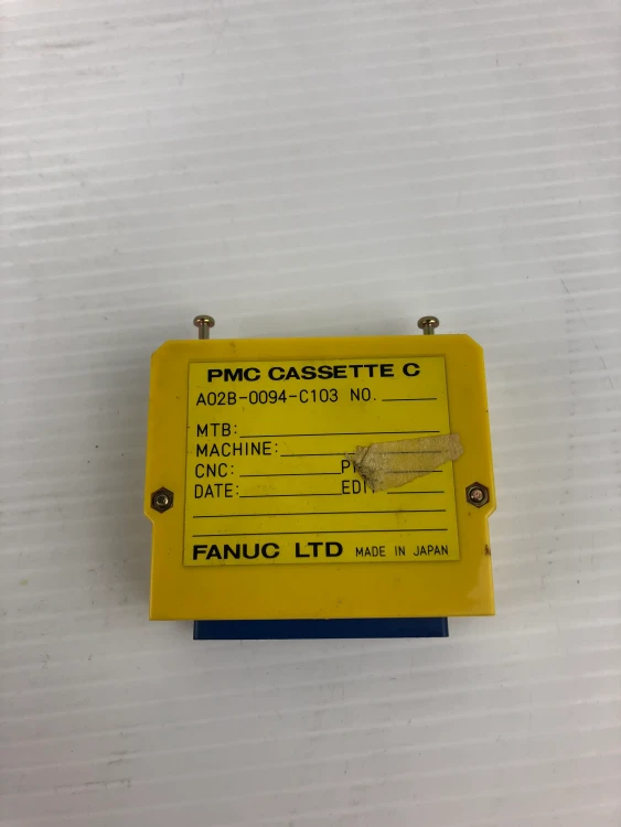 FANUC A02B-0094-C103 CASSETTE C PMC LDR 16K PSCL 168KB FANUC A02B-0094-C103 CASSETTE C PMC LDR 16K PSCL 168KB