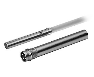 ALLEN BRADLEY 871C-D1NP4-E2 871C, 3-WIRE DC THREADED BARREL SMALL DIAMETER, TUBULAR:STAINLESS STEEL, 0.8MM SENSING DISTANCE, N.O., SOURCE (PNP) OUTPUT, PVC CABLE (3 COND)