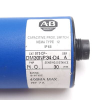 ALLEN BRADLEY 875CP-DM30NP34-D4 PROXIMITY SWITCH CAPACITIVE 10-60VDC 30MM 400MA