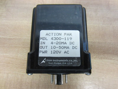 ACTION INSTRUMENTS 4300-119 TRANSMITTER RELAY ACTION PAK 120V