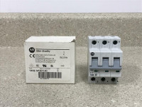 ALLEN BRADLEY 1492-SP3C-130 MINIATURE MODULAR CIRCUIT BREAKER, 3-POLE, TRIP CURVE C ( 5.10 IN), 13 A, PQ = 4 PCS.