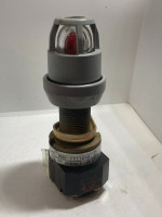 ALLEN BRADLEY 800H-PPT16R HAZARDOUS LOCATION TYPE 7 9 PILOT LIGHT, STANDARD BARREL LENGTH, XFMR, PUSH-TO-TEST, RED, INCAND., 120V AC 50/60 HZ