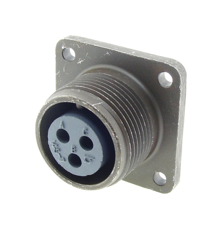 AMPHENOL MS3102A14S-5S MS/STANDARD CYLINDRICAL MIL-C-5015 SERIES 3102A SOLID SHELL BOX MOUNT RECEPTACLES, STRAIGHT BODY STYLE, SOLDER TERMINATION, 14S SHELL SIZE, 14S-5 INSE AMPHENOL MS3102A14S-5S MS/STANDARD CYLINDRICAL MIL-C-5015 SERIES 3102A SOLID SHELL BOX MOUNT RECEPTACLES, STRAIGHT BODY STYLE, SOLDER TERMINATION, 14S SHELL SIZE, 14S-5 INSE