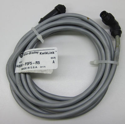 ALLEN BRADLEY 1485K-P3F5-R5 DEVICENET, DEVICENET MEDIA, KWIKLINK, GENERAL PURPOSE FLAT MEDIA SYSTEM, DROP PATCHCORD, RIGHT ANGLE MICRO MALE, TO STRAIGHT MINI FEMALE, 3 M ALLEN BRADLEY 1485K-P3F5-R5 DEVICENET, DEVICENET MEDIA, KWIKLINK, GENERAL PURPOSE FLAT MEDIA SYSTEM, DROP PATCHCORD, RIGHT ANGLE MICRO MALE, TO STRAIGHT MINI FEMALE, 3 M