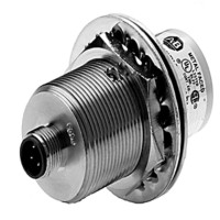 ALLEN BRADLEY 871TM-DH4NP12-D4  INDUCTIVE PROXIMITY SENSORS, ST ST FACE/THREADED ST ST BARREL, SHORT BODY, DC, 3-WIRE, 13 MM DIA, UNSHIELDED, LENGTH 61 MM, SENSING RANGE 4 MM, PNP, NO, QD 4 PIN MICRO