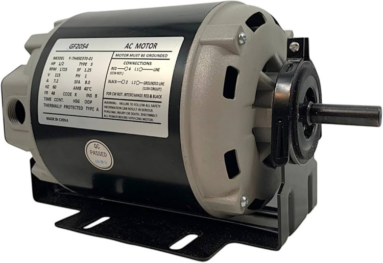 AO SMITH GF2054  MOTOR 1/2HP 1725RPM 7.2AMP 115VAC 60HZ 1PH